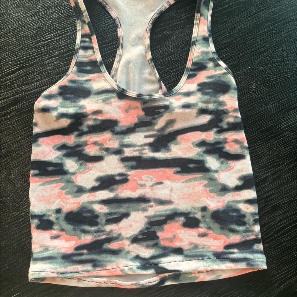 Lululemon Camouflage Racerback Tank Top